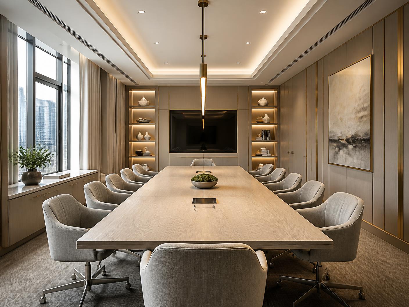 The Executive Boardroom — commercial interior in Midtown Manhattan, New York